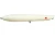 Cotten Cordell Pencil Popper, white fishing lure with red eye and metal attachment points.