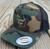 Nick's Custom Rods Nick's Custom Hat, camouflage snapback cap with embroidered logo and mesh back panels.