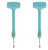 TOADFISH Toadfish Crab Mallet, blue seafood crab mallet with ergonomic handle and textured surface for cracking crab shells.