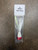 OVER THE BAR CUSTOMS Hatteras Bait Bugs, a fishing bait with a white and red weighted head and long white synthetic hair for fishing