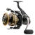 F&F 9' Team Dawia TDSF902MHFS/Daiwa BG 4000, fishing reel with black and yellow design, handle, and spool with line