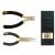 Calcutta Ultra Grip Kit - Pliers and Sheath, a set of two pliers with black and yellow grip handles and a black sheath with a Calcutta logo featuring a skull and crossbones.