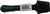 Challenge Plastic Fish Scaler, black plastic fish scaler with handle and textured grip.