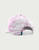 HUK 5 Panel Printed Rope Hat, pink and white tie-dye design, adjustable snapback closure, casual outdoor fashion accessory