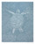 SAND CLOUD Sand Cloud Beach Towels, a light blue towel featuring a white line art turtle swimming among coral reefs.