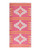 Sand Cloud Beach Towels, vibrant pink and yellow patterned beach towel with geometric design and tassel edges.