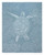 Sand Cloud Beach Towels, light blue towel featuring a white outline of a turtle swimming among coral reefs.