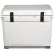ENGEL High Performance Cooler, white portable cooler with black latches and compact design