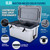 Engel UltraLite Cooler, injection-molded cooler with a lid and multiple features including a hanging basket, divider, integrated bottle opener, drain plug, lid handle, and airtight silicone gasket.