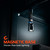 Nebo Blueline 600 Flex Flashlight, a compact black flashlight with blue accents, hanging from a magnetic base, providing hands-free task lighting in dark environments.