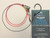 FIN HUNTER TACKLE Fin Hunter Tackle Shark Castout Rigs, fishing tackle with a 4 ft cast-out leader, 2.5 ft 400 lb mono, and a large hook, displayed next to product information card.
