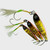 GODEEP GoDeep MTK Slob Slammer fishing lures, colorful metallic fishing bait with feathered tails and treble hooks for bass and freshwater fishing.