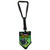 WILCOR Wilcor Folding Shovel, black heavy-duty steel compact shovel with foldable handle and packaging with product features.