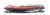 BUBBA BLADE Bubba Sculpin Snip, compact multitool with red handle and stainless steel blades.