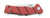BUBBA BLADE Bubba Sculpin Snip, red folding fishing scissors with textured handle and compact design for fishing and outdoor activities