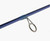 PENN FISHING TACKLE Penn Pursuit V LE Combo, close-up of the fishing rod's guide and blue textured handle.