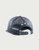 HUK Huk United Foam Trucker, rear view of a gray trucker cap with stars and adjustable strap