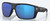 Costa Costa Sunglasses Diego, stylish black sunglasses with blue mirrored lenses and a modern, sporty design.