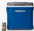 Igloo Latitude Coolers, blue portable cooler with handle and Igloo logo