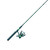 Zebco Brands Zebco NS4 Splash Combo, fishing rod and reel set with a sleek design and colorful pattern, suitable for freshwater fishing enthusiasts.