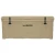 CALCUTTA Calcutta 125 QT Renegade Cooler, beige heavy-duty portable cooler with black locking clips and logo on the front.