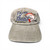 F&F Fahrenheit 470 Large Drum Hat, gray baseball cap with embroidered fish and text design.