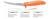 Dexter RUSSELL Dexter Dextreme 6-inch Flexible Fillet Knife DX6F with Sheath, orange handle with ergonomic grip and flexible stainless steel blade for precise filleting.