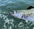 CLARKSPOON Clarkspoon Flash Spoon Chartreuse, a fishing lure attached to a caught fish in water.