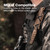TRUE True Fixed Blade Knife, tactical fixed blade knife attached to a person's gear with MOLLE compatible mounting system.