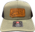 F&F Leather Sign Logo UPSIDE DOWN RIchardson 112 Hat