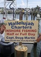 Fishing boat on calm water