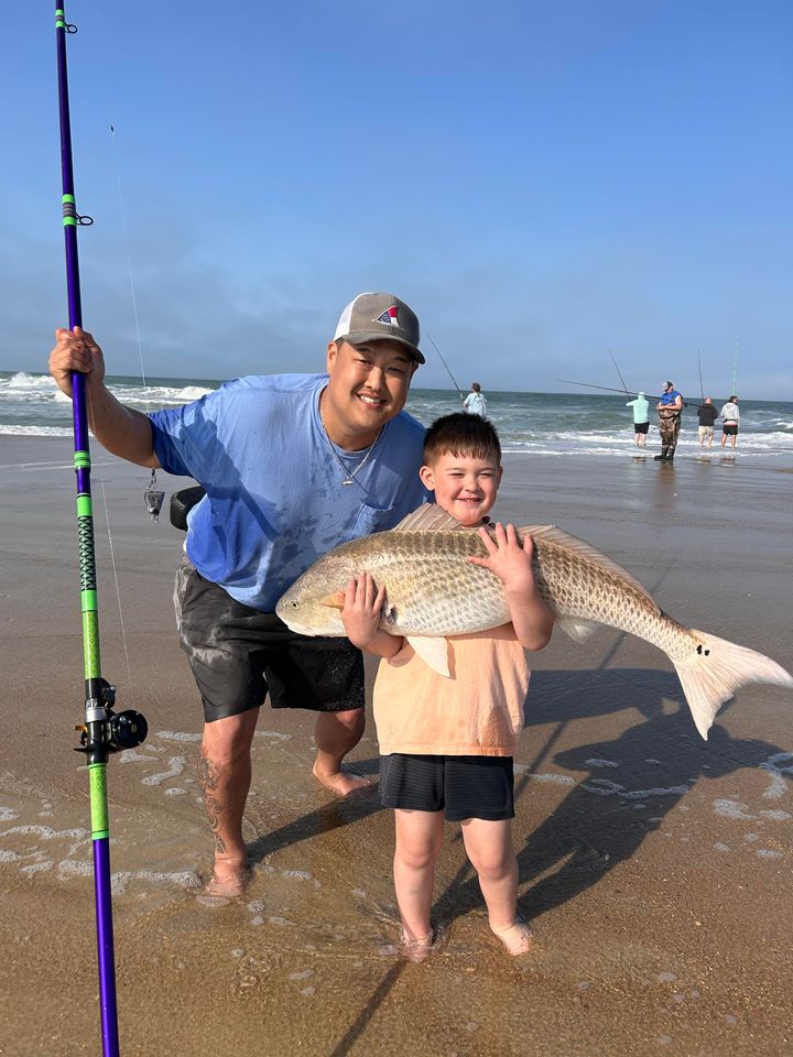 SPRING RED DRUM ON HATTERAS ISLAND