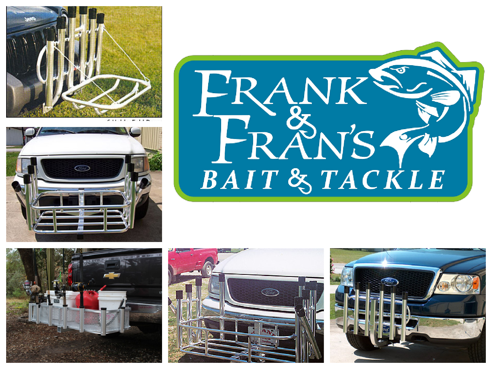 Upgrade Your Fishing Game with a Truck Fishing Rod Rack Cooler Combo