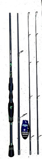 Ninja Tackle 7' Dagger 4-Piece Travel Spinning Rod | Frank & Fran's
