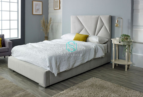 Ayla Bed Frame - Amazing panel art design