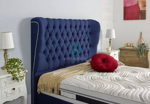 Olivia Chesterfield Wingback Bed Frame