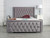 Isabella Crush Fabric Bed Frame
