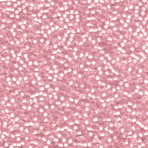 Pale Pink Lined Crystal Semi-Matte