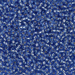 Dark Cornflower Blue Silver-lined