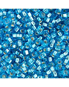 6/0 Silver-lined Aqua 22g