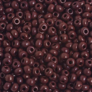 6/0 Opaque Dark Brown 21g