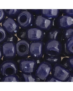 Crow Bead 9mm Opaque Navy 100/pk