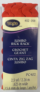 Jumbo Rick Rack - Orange