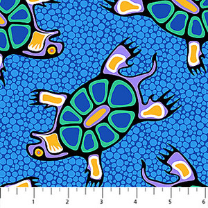 Marc Anthony Jacobson - Sacred Earth Turtles - Blue Multi