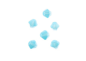 Crystal Lane DIY - Bicone 4mm 2 Strand 7in - Opaque Blue