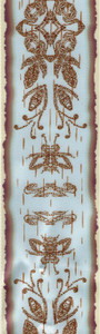 Pat Bruderer - Bee Resilient Birch Bark Biting Ribbon - Aqua