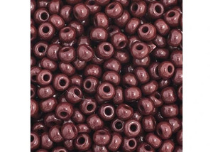 Czech 11/0 Opaque Dark Brown 22g