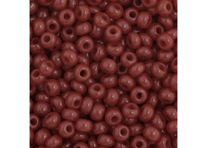 Czech 11/0 Opaque Cranberry 22g