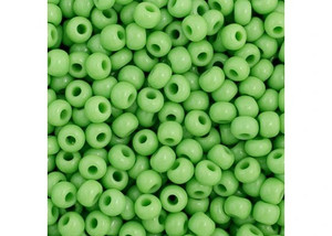 Czech 11/0 Opaque Light Green 22g