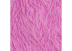 12/0 3-Cut Light Pink Rainbow Crystal-lined 10g